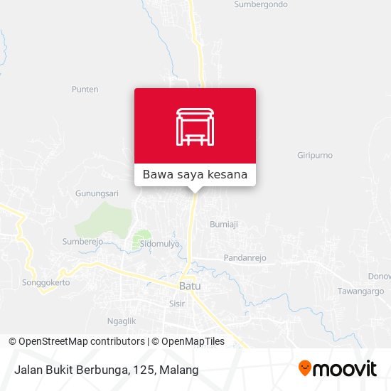 Peta Jalan Bukit Berbunga, 125