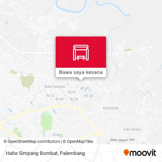 Peta Halte Simpang Bombat