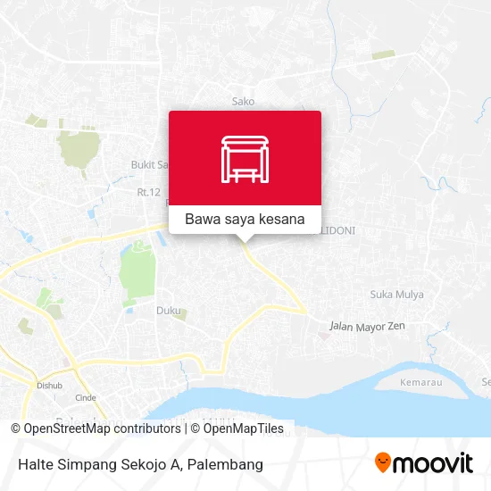 Peta Halte Simpang Sekojo A