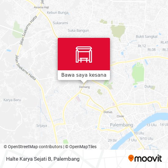 Peta Halte Karya Sejati B