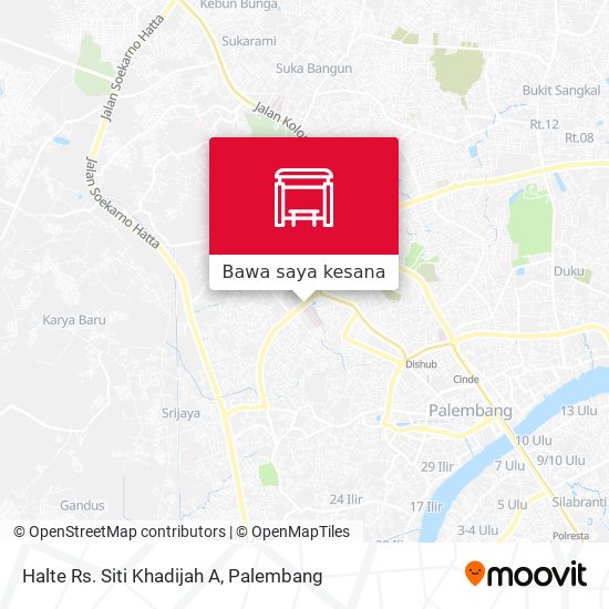 Peta Halte Rs. Siti Khadijah A
