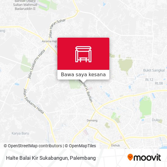 Peta Halte Balai Kir Sukabangun