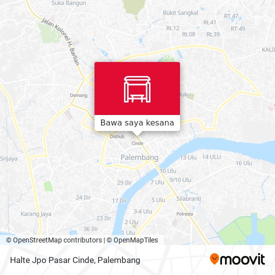 Peta Halte Jpo Pasar Cinde