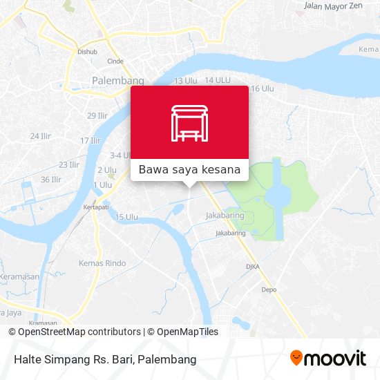 Peta Halte Simpang Rs. Bari