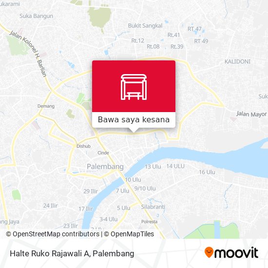Peta Halte Ruko Rajawali A