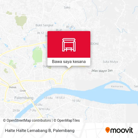 Peta Halte Halte Lemabang B