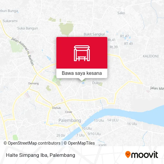 Peta Halte Simpang Iba