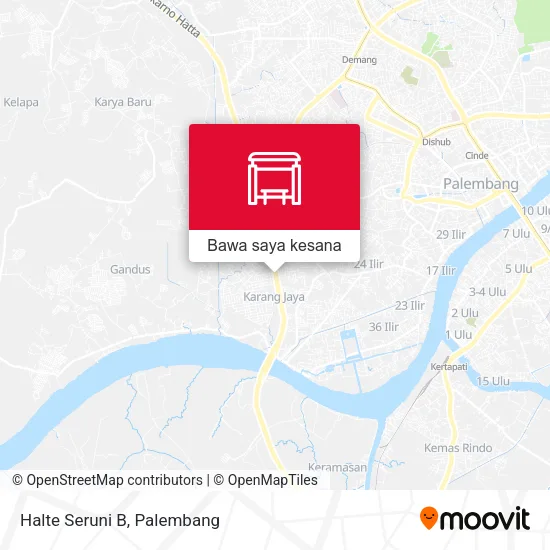 Peta Halte Seruni B