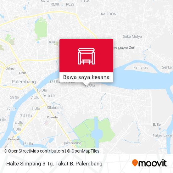 Peta Halte Simpang 3 Tg. Takat B