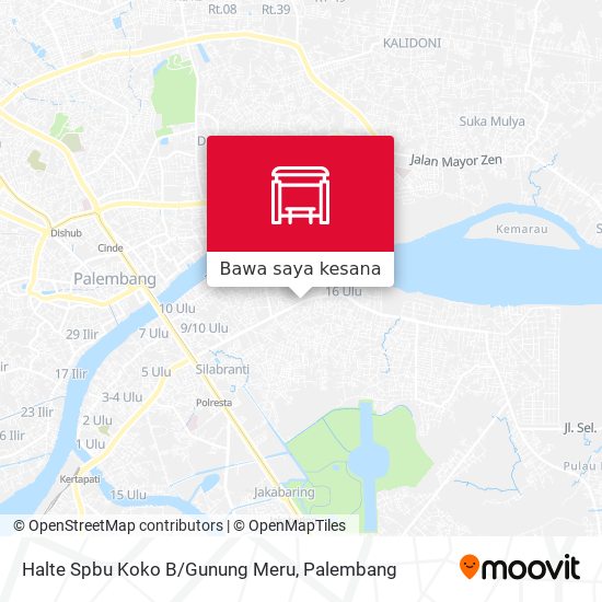 Peta Halte Spbu Koko B/Gunung Meru