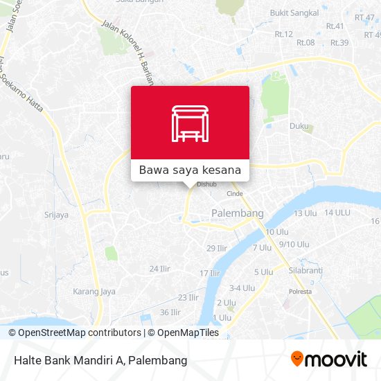 Peta Halte Bank Mandiri A