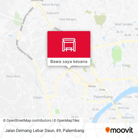 Peta Jalan Demang Lebar Daun, 49