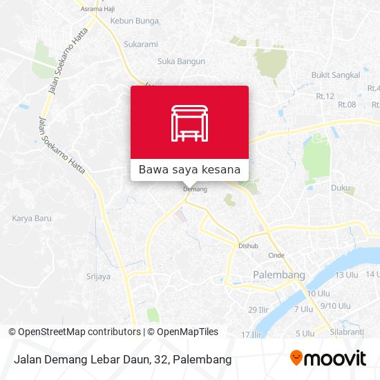 Peta Jalan Demang Lebar Daun, 32