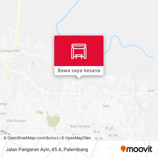 Peta Jalan Pangeran Ayin, 45 A