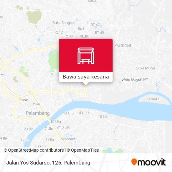 Peta Jalan Yos Sudarso, 125