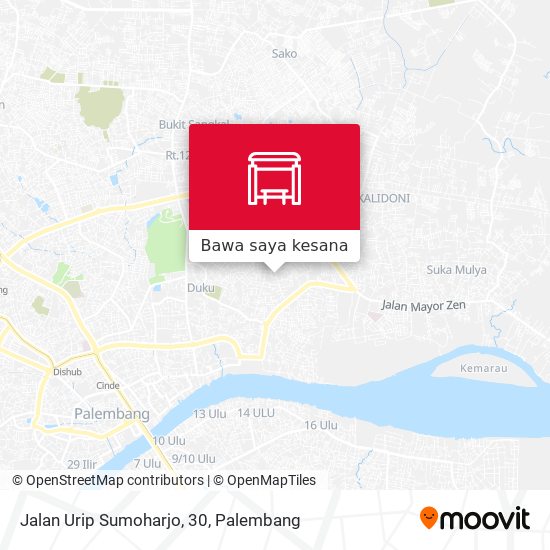 Peta Jalan Urip Sumoharjo, 30