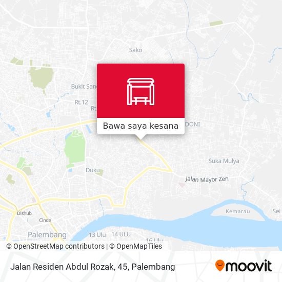 Peta Jalan Residen Abdul Rozak, 45