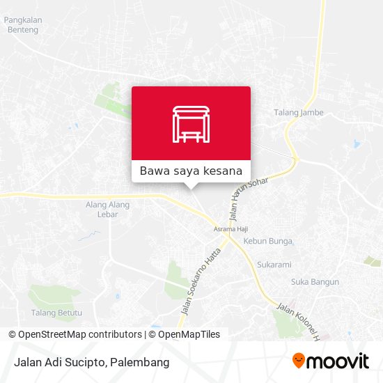 Peta Jalan Adi Sucipto