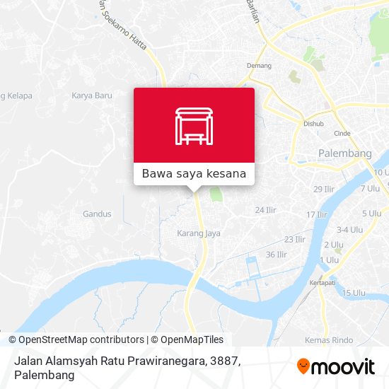 Peta Jalan Alamsyah Ratu Prawiranegara, 3887