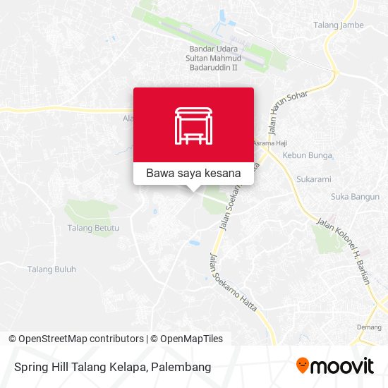 Peta Spring Hill Talang Kelapa