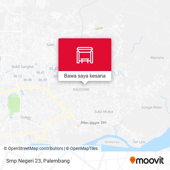 Peta Smp Negeri 23