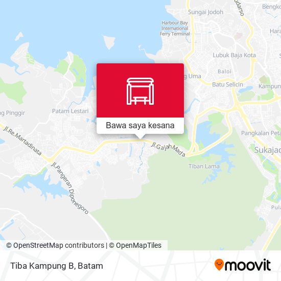 Peta Tiba Kampung B