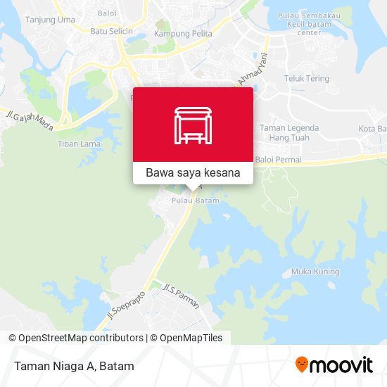 Peta Taman Niaga A