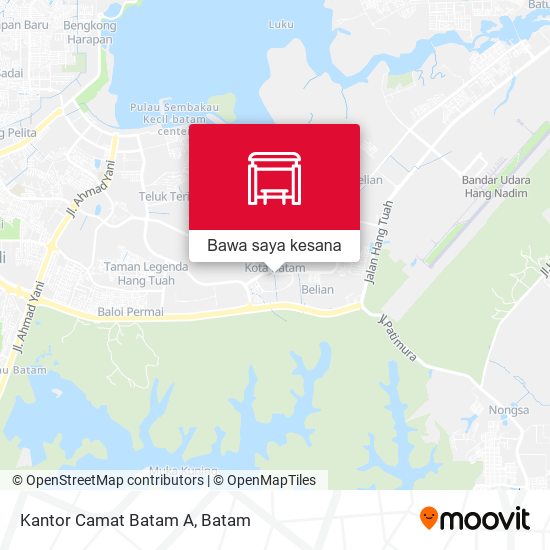 Peta Kantor Camat Batam A