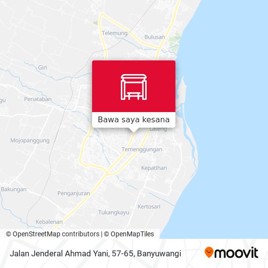 Peta Jalan Jenderal Ahmad Yani, 57-65