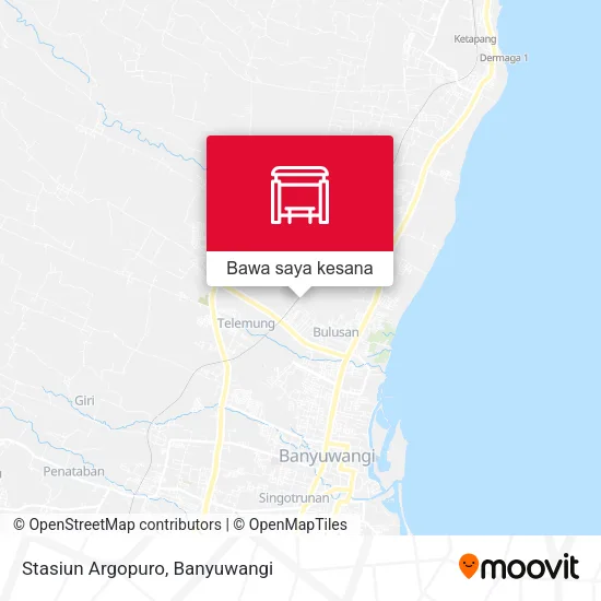 Peta Stasiun Argopuro