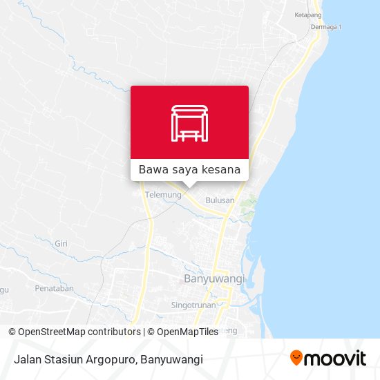 Peta Jalan Stasiun Argopuro