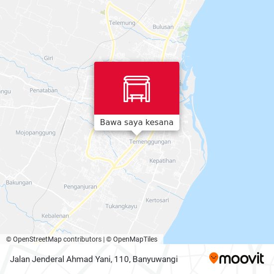 Peta Jalan Jenderal Ahmad Yani, 110