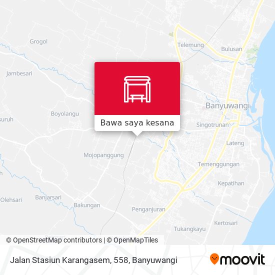 Peta Jalan Stasiun Karangasem, 558