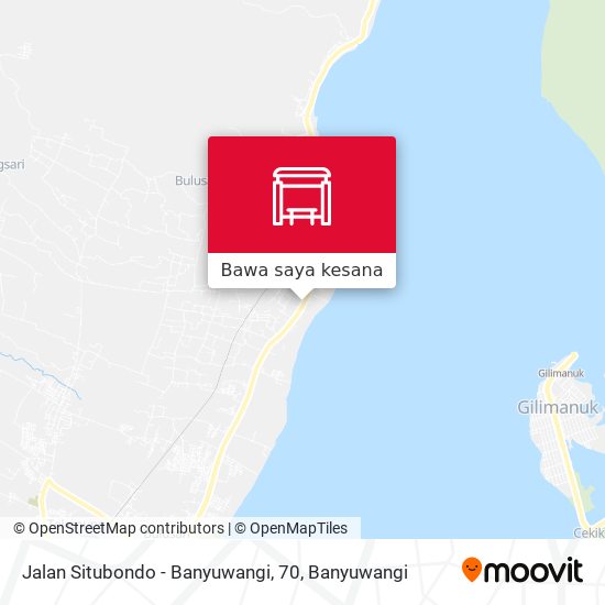 Peta Jalan Situbondo - Banyuwangi, 70