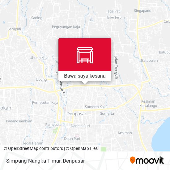 Peta Simpang Nangka Timur