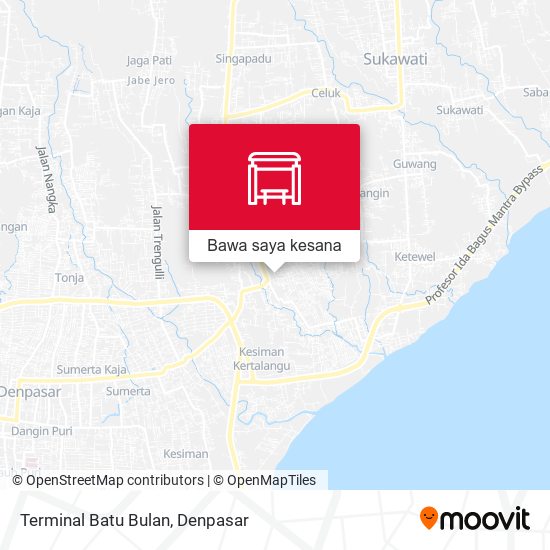 Peta Terminal Batu Bulan