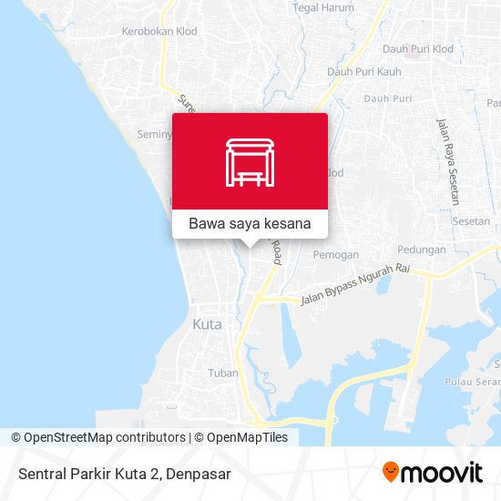 Peta Sentral Parkir Kuta 2