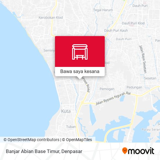 Peta Banjar Abian Base Timur