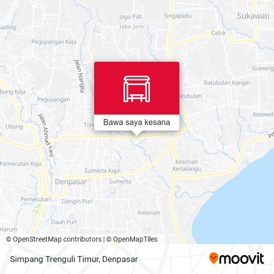 Peta Simpang Trenguli Timur