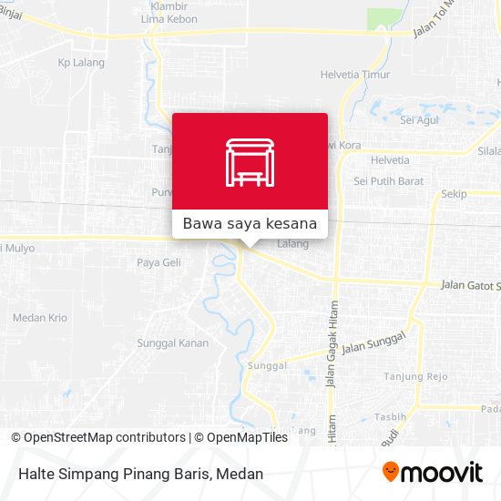 Peta Halte Simpang Pinang Baris