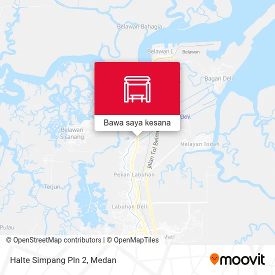 Peta Halte Simpang Pln 2
