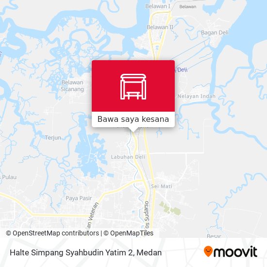 Peta Halte Simpang Syahbudin Yatim 2