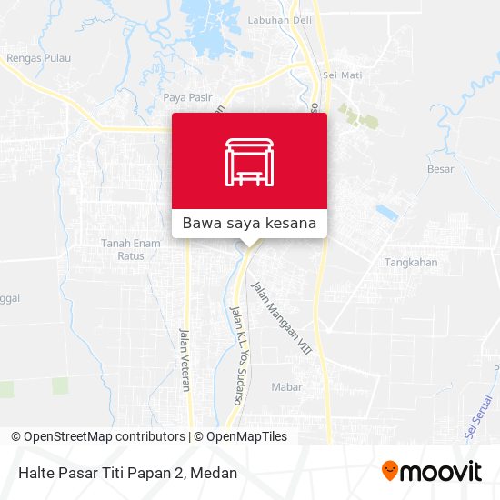 Peta Halte Pasar Titi Papan 2