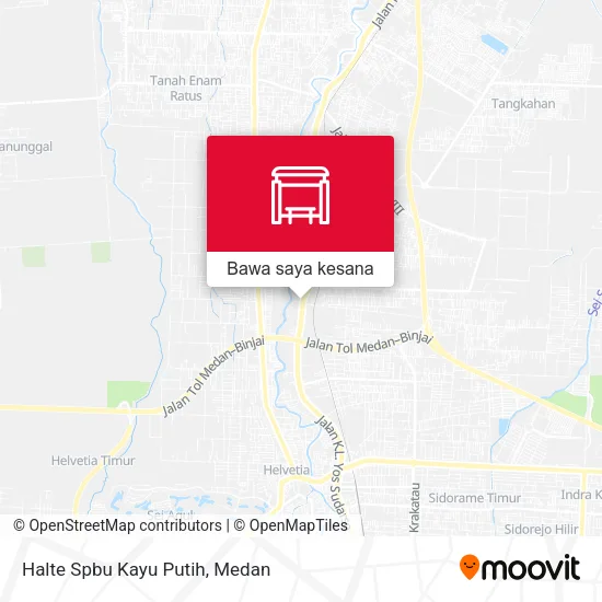 Peta Halte Spbu Kayu Putih