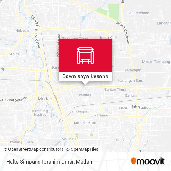 Peta Halte Simpang Ibrahim Umar