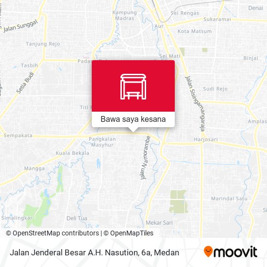 Peta Jalan Jenderal Besar A.H. Nasution, 6a