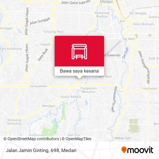 Peta Jalan Jamin Ginting, 698
