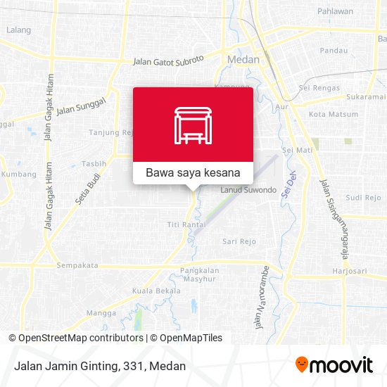 Peta Jalan Jamin Ginting, 331
