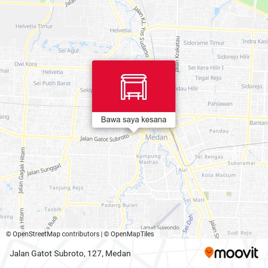 Peta Jalan Gatot Subroto, 127