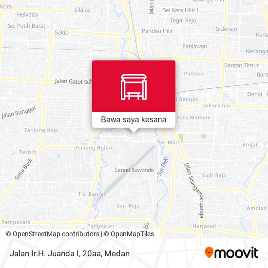 Peta Jalan Ir.H. Juanda I, 20aa